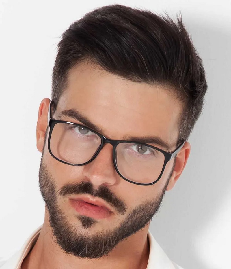 Mens Short Hairstyles 2023 With Glasses 